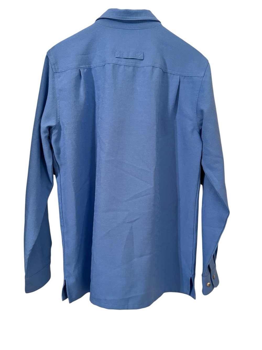 Vintage John Blair Blue Utility Button Up Shirt Medium Workwear - Picture 6 of 6